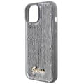 Miniatyrbild 5 av 8: Guess iPhone 15 Mobilskal Sequin Script Metal - Silver