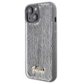 Miniatyrbild 2 av 8: Guess iPhone 15 Mobilskal Sequin Script Metal - Silver