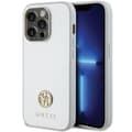 Miniatyrbild 1 av 11: Guess iPhone 15 Plus Mobilskal Strass Metal Logo - Silver