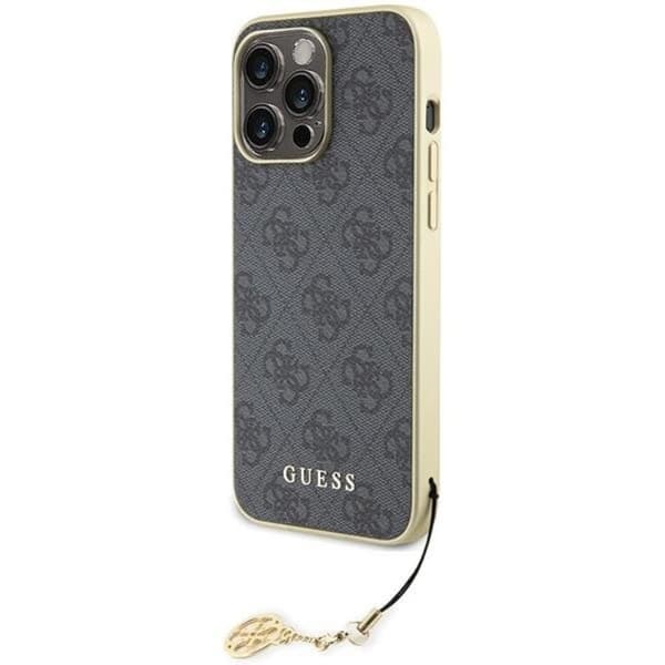 Guess iPhone 15 Pro Max Mobilskal Charms Collection - Grå