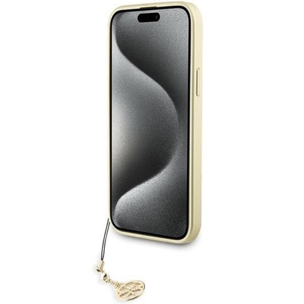 Guess iPhone 15 Pro Max Mobilskal Charms Collection - Grå
