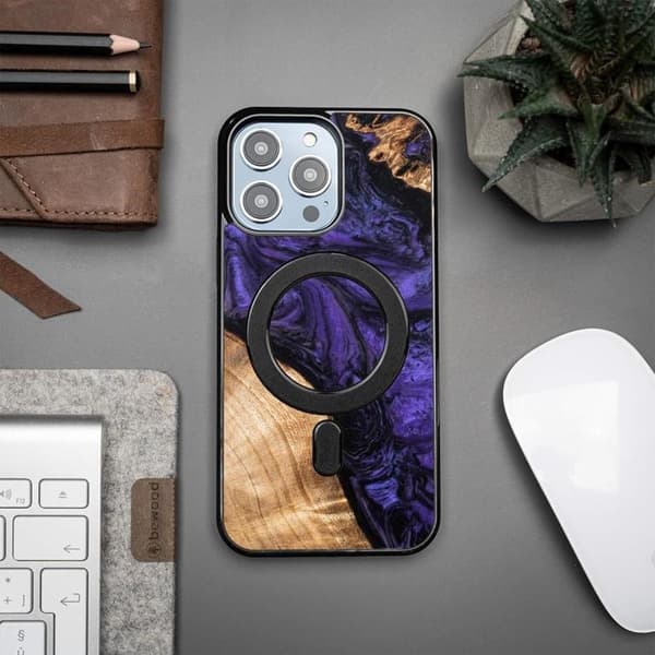 Bewood iPhone 15 Pro Max Mobilskal Magsafe Unique Voilet