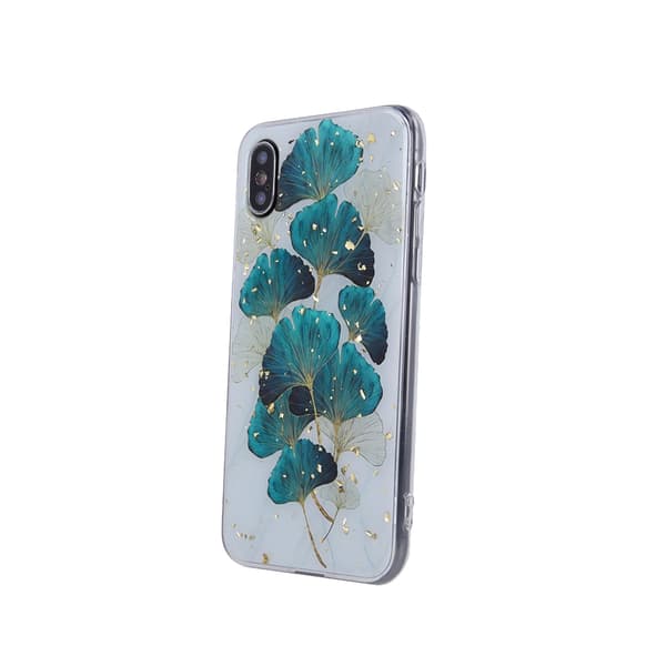 Guld Glam Skal Blad Design till iPhone 15 Pro Max