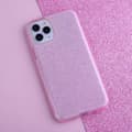 Miniatyrbild 6 av 7: Glitterfodral iPhone 14 Pro Max Rosa - Skyddande Mobilskal