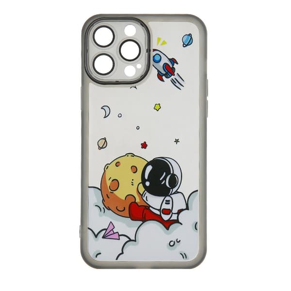 iPhone 14 Pro Skal Rymd Design Skyddande Stilrent