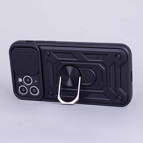 iPhone 15 Pro Max Skyddsfodral Defender Slide Svart