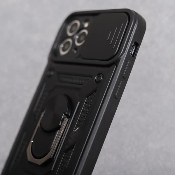 iPhone 15 Pro Max Skyddsfodral Defender Slide Svart