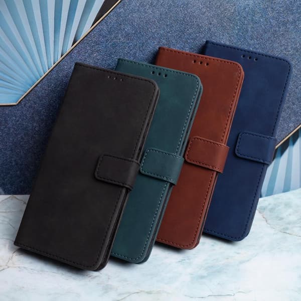 Smart Velvet fodral till iPhone XR, marinblå