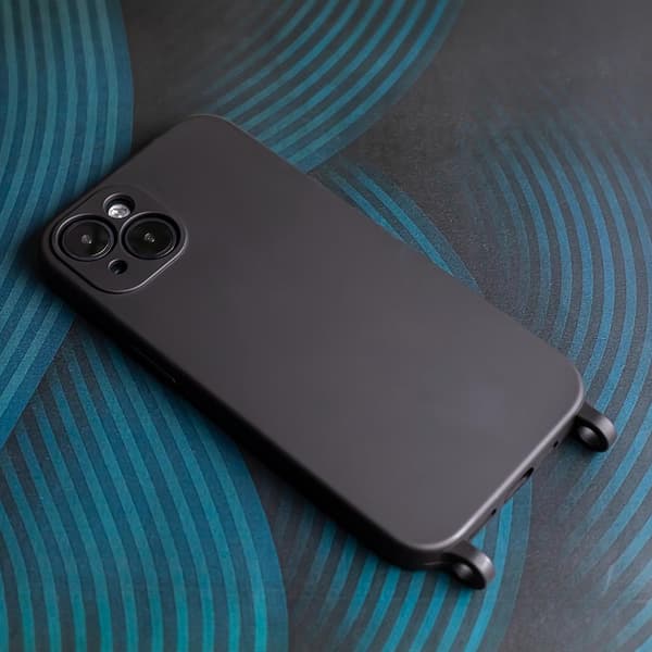 Silikon Skal Skyddande för iPhone 11, Svart