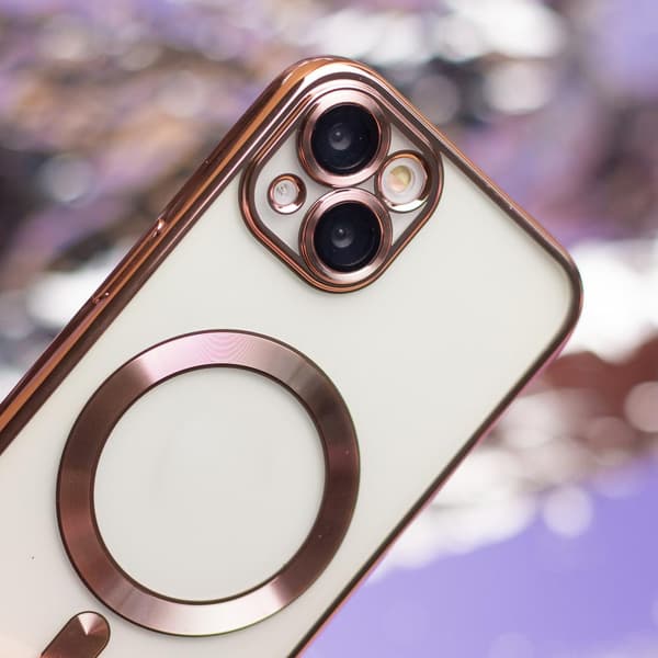iPhone 12 Skal Roséguld Chrome Mag - Stilrent Skydd