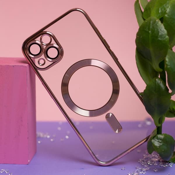 iPhone 12 Skal Roséguld Chrome Mag - Stilrent Skydd