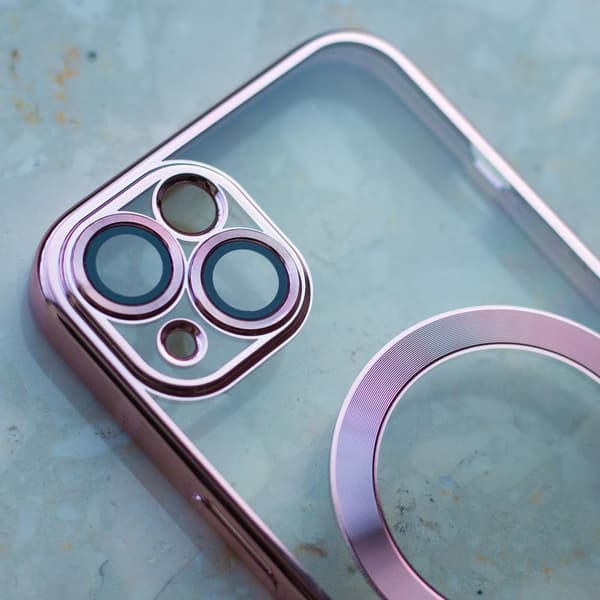 iPhone 12 Skal Roséguld Chrome Mag - Stilrent Skydd