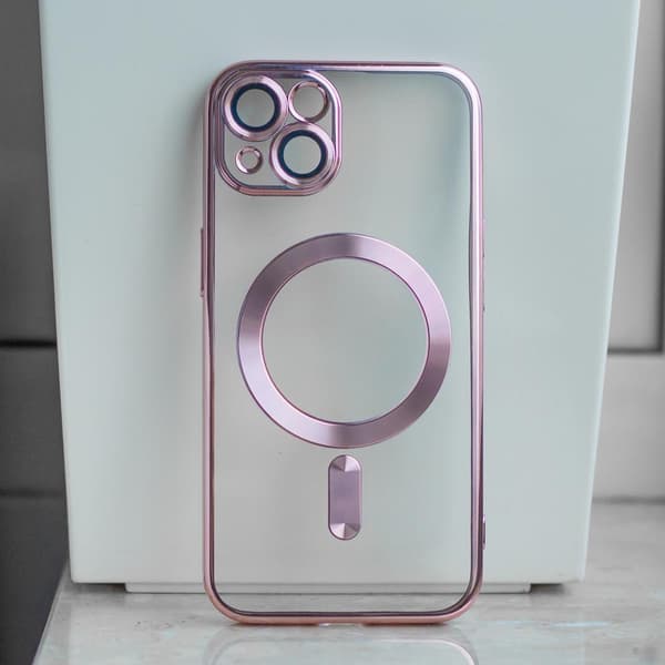 iPhone 12 Skal Roséguld Chrome Mag - Stilrent Skydd