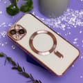 Miniatyrbild 7 av 11: iPhone 14 Fodral Chrome Magsafe Case i Roséguld
