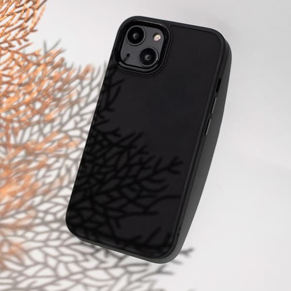 SatinSkal för iPhone XR Elegant Skydd Svart