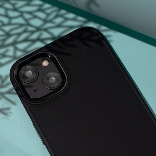 SatinSkal för iPhone XR Elegant Skydd Svart