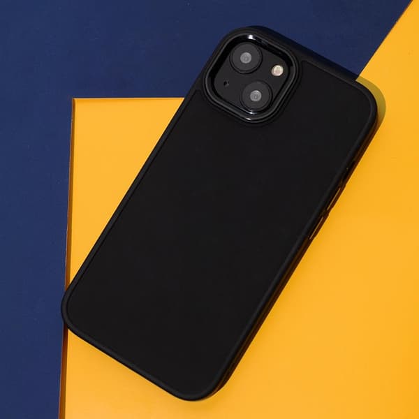 SatinSkal för iPhone XR Elegant Skydd Svart