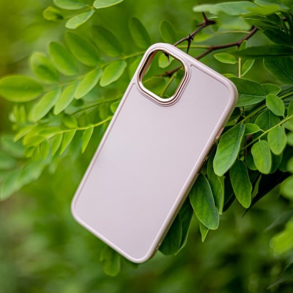 Satinfodral iPhone 13 Pro Rosa Elegant Skydd