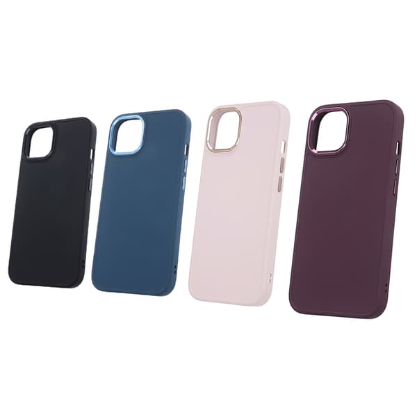 Satinfodral iPhone 13 Pro Rosa Elegant Skydd