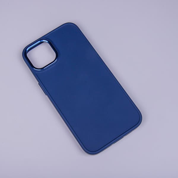 Satinskydd iPhone 7/8/SE 2020/2022 Mörkblått Elegant Fodral