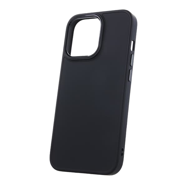 Svart Satinskal till iPhone 13 Pro - Elegant Skyddande