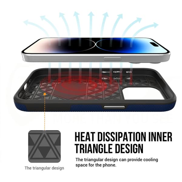 Vmax iPhone 13 Pro Skal Marinblå