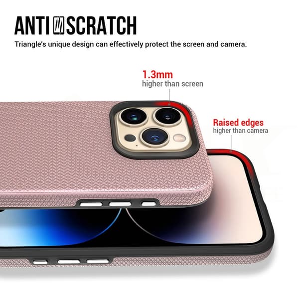 Vmax iPhone 15 Pro Max Skal Triangle Roséguld