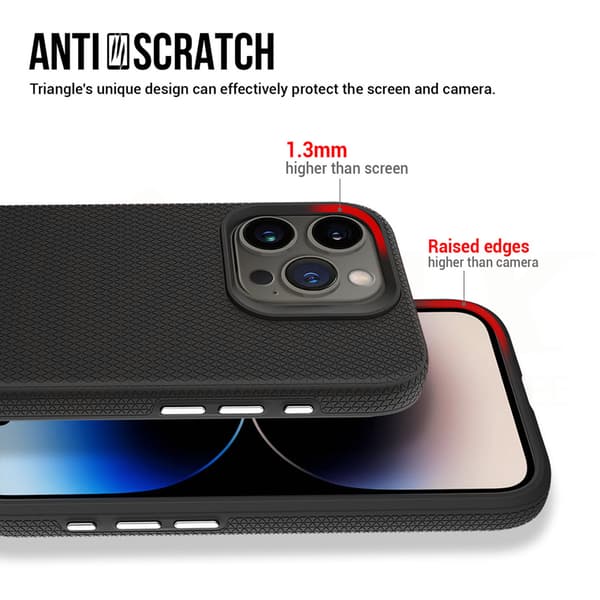 Vmax iPhone 7/8 Plus Svart Triangel Skyddande Skal
