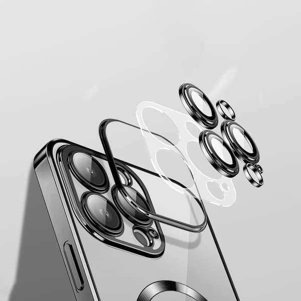 Vmax Elektropläterat Mag TPU-skal iPhone 14 Pro Svart