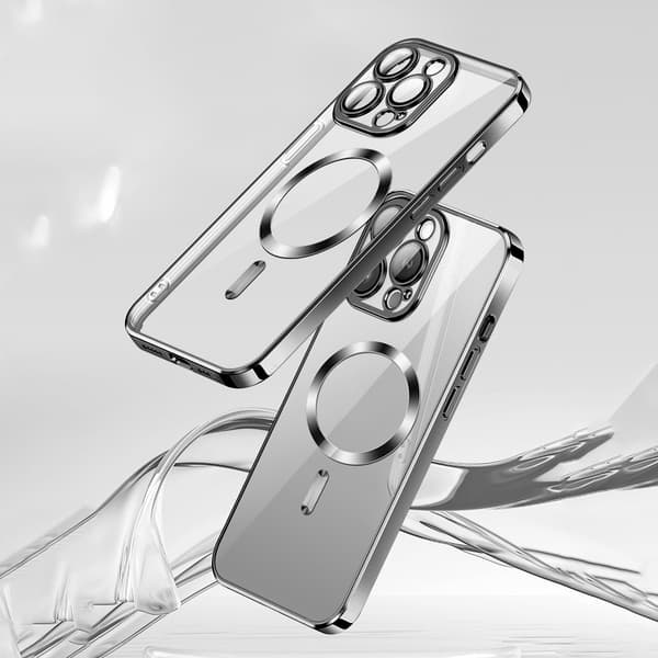 Vmax Elektropläterat Mag TPU-skal iPhone 14 Pro Svart