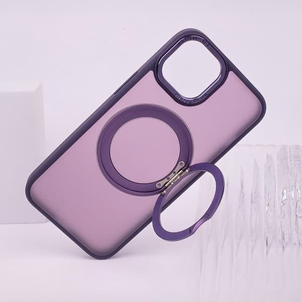 Mag Ring Roterande Skal iPhone 13 Pro Lila