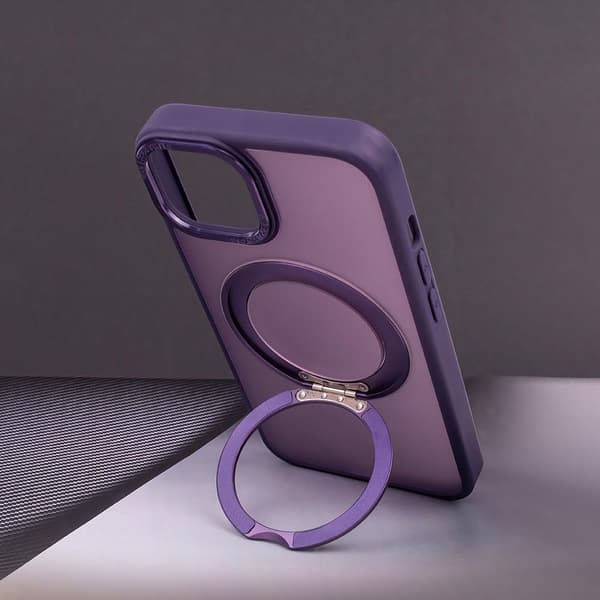 Mag Ring Roterande Skal iPhone 13 Pro Lila
