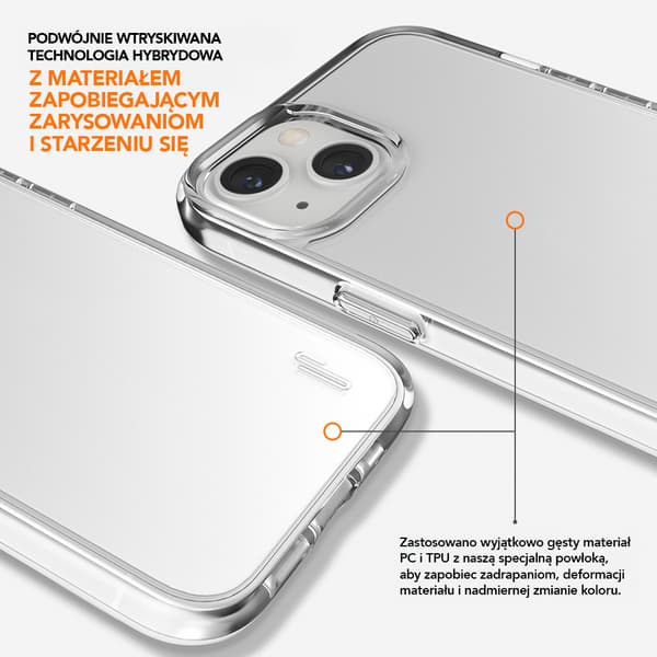 iPhone X/Xs genomskinligt skal