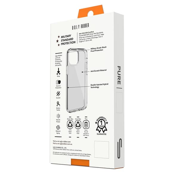 iPhone X/Xs genomskinligt skal