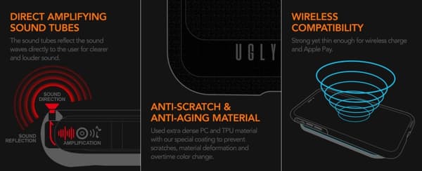 Ugly Rubber Skal skal till iPhone 15 Pro Max