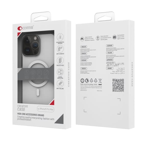 Elemental Mag Transparent Skal iPhone 15 Plus