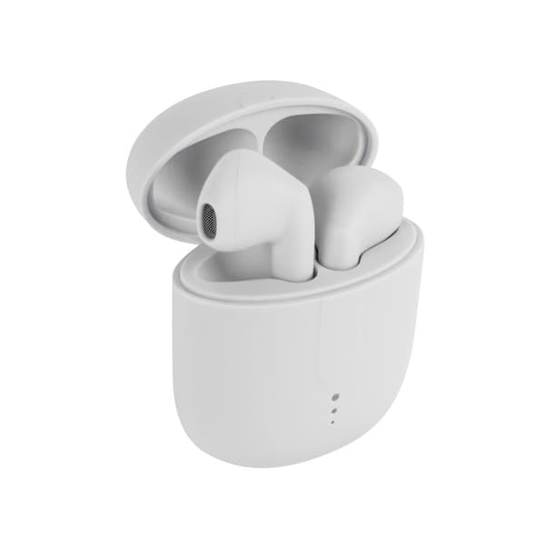 Setty Bluetooth-öronsnäckor TWS med laddningsfodral vit