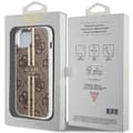 Miniatyrbild 8 av 8: Guess iPhone 15 Plus Skal Brun Guld Rand