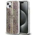Miniatyrbild 1 av 8: Guess iPhone 15 Plus Skal Brun Guld Rand