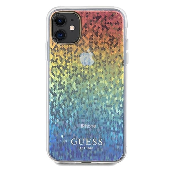 iPhone 11 Skal Facetterad Spegel Disco Iridescent