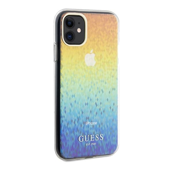 iPhone 11 Skal Facetterad Spegel Disco Iridescent