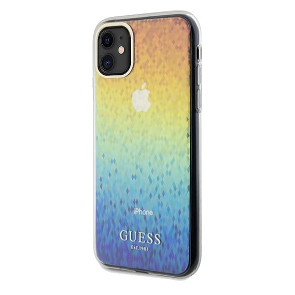 iPhone 11 Skal Facetterad Spegel Disco Iridescent