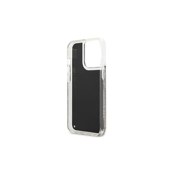 Karl Lagerfeld Liquid Glitter Skal för iPhone 13 Pro Svart