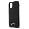 Miniatyrbild 6 av 8: Guess iPhone 11 Skal Disco Script PU Metall Svart