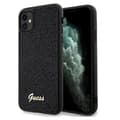 Miniatyrbild 1 av 8: Guess iPhone 11 Skal Disco Script PU Metall Svart