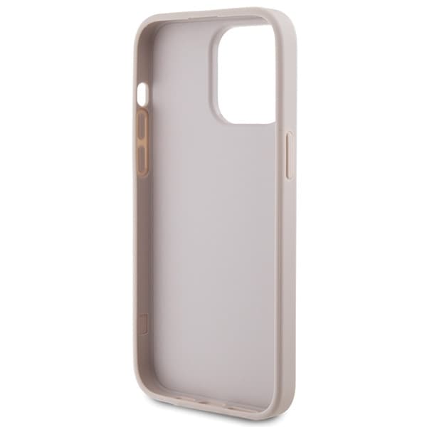 Guess iPhone 15 Pro Max Skal Rosa Metall Logo