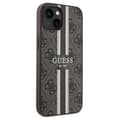 Miniatyrbild 4 av 8: Guess iPhone 15 Fodral MAGSAFE Randigt Brun