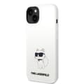 Miniatyrbild 2 av 3: Karl Lagerfeld iPhone 14 Pro Skal Silikon Choupette Vit