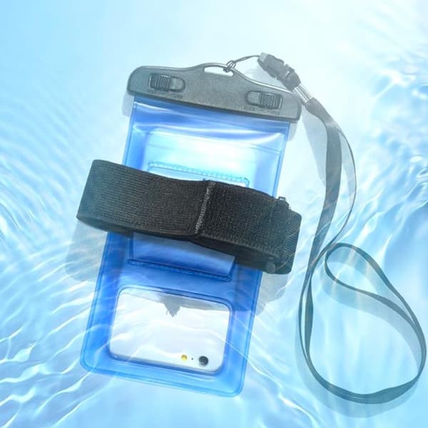 Vattentätt Mobilfodral PVC Armband - Transparent