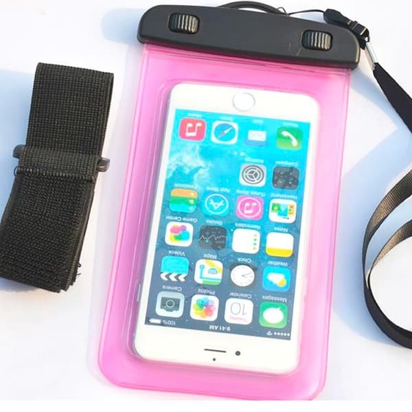 Vattentätt Mobilfodral PVC Armband - Blå